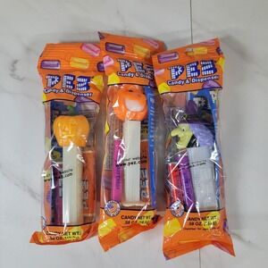 3 VINTAGE PEZ DISPENSERS HALLOWEEN‎ GOOD WITCHES RARE JACK-O-LANTERNS